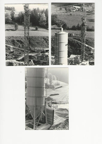 8 Fotos Birkfeld Bauarbeiten Juni 1982.