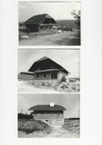 5 Fotos Birkfeld. Einfamilienhaus Bauarbeiten. Juni 1982.