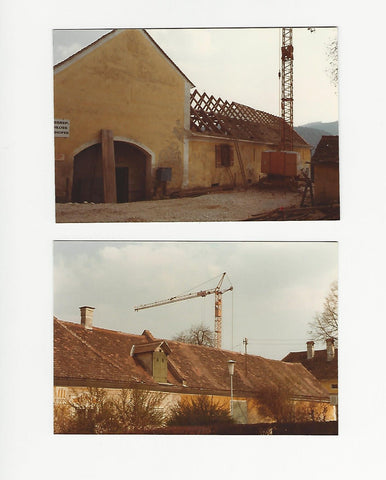 2 Fotos Birkfeld. Schloss. Mai 1982.