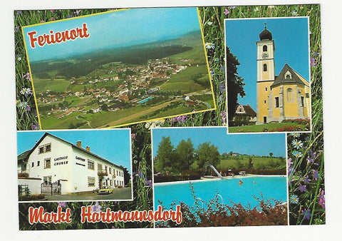 AK Ferienort Markt Hartmannsdorf.