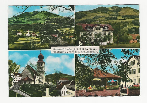 AK Puch bei Weiz. Gasthof J. Gößl. (Feldseppl)
