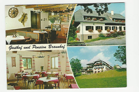 AK Sankt Kathrein am Offenegg. Gasthof und Pension Braunhof. J. u.J. Spreitzhofer. Zeil 17.
