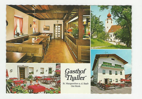 AK St. Margarethen a.d. Raab. Gasthof Thaller.