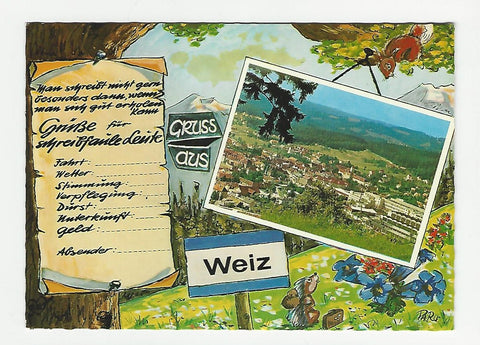 AK Gruss aus Weiz.