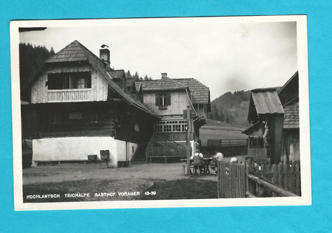 AK Hochlantsch Teichalpe Gasthof Vorauer.