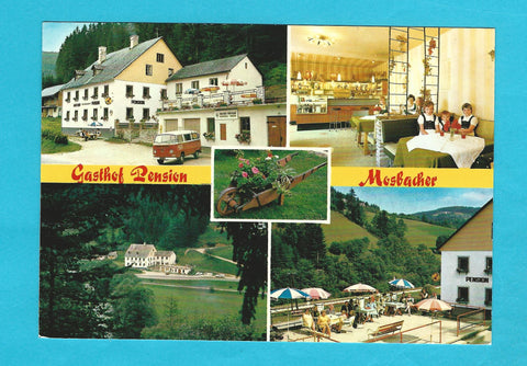 AK Falkenstein 68. Gasthof Pension Mosbacher.