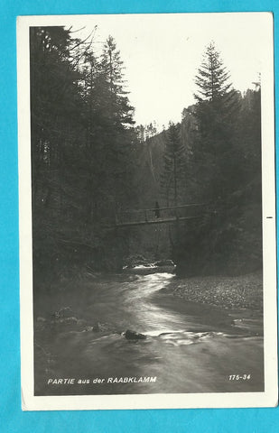 AK Partie aus der Raabklamm. (1930)