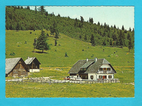 AK Sommeralm. Gasthaus Holzmeister. Bes. L. u. M. Luttenberger.