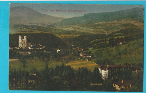 AK Weiz mit Schloss Thannhausen. (1920)