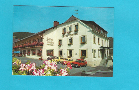 Visitenkarte Rettenegg. Gasthof Pension Retteneggerhof und Schicker's Pizzakeller.
