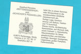 Visitenkarte Rettenegg. Gasthof Pension Retteneggerhof und Schicker's Pizzakeller.