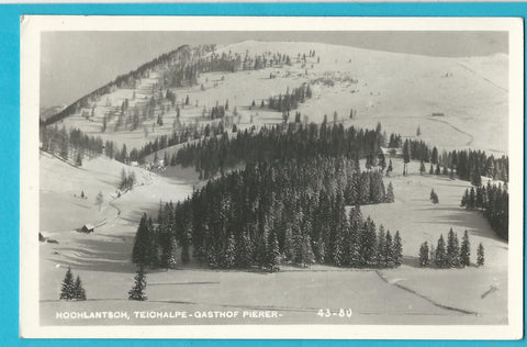 AK Hochlantsch, Teichalpe Gasthof Pierer.