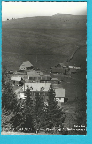 AK Sommeralm mit Plankogel.