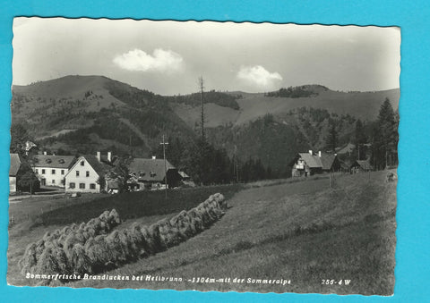 AK Brandlucken bei Heilbrunn mit der Sommeralpe.