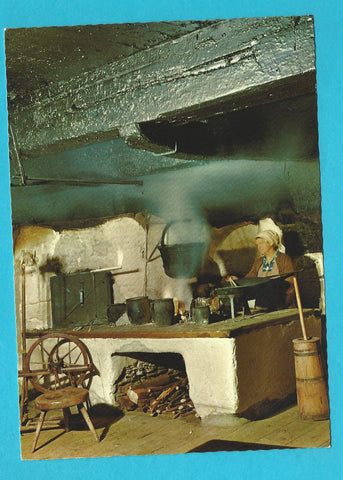 AK Angerer Heimatmuseum in Edelschachen. Das Rauchstubenhaus.