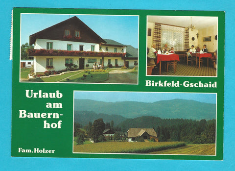 AK Birkfeld-Gschaid. Urlaub am Bauernhof. Fam. Holzer.