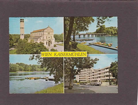 AK Wien Kaisermühlen. (Gelaufen 1976)
