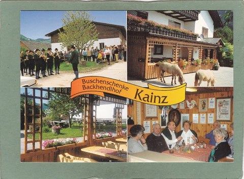 AK St. Paul, Unterrainz 9. Buschenschenke Kainz vlg. Kopp. Backhendlhof.