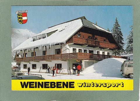 AK Weinebene. Gasthof zur Göslerhütte. Ludwig Steinweiß. Wolfsberg, Reding 195.