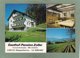 AK St. Margarethen/Lav. Gasthof – Pension Zoller Forst auf der Saualpe 57. Inhaber Johann Grassler.