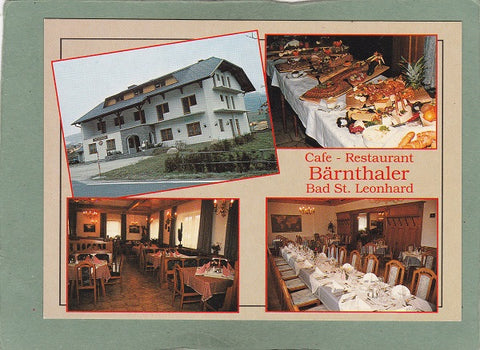 AK Bad St. Leonhard. Cafe Restaurant Pizzeria Bärnthaler.