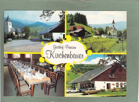 AK Gasthof-Pension Kirchenbauer. Inh. Klaus Goebel. Rieding auf der Koralpe. St. Stefan.