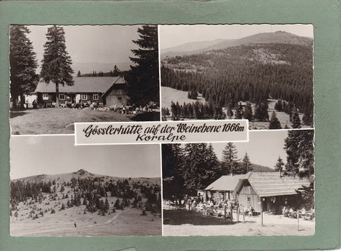 AK Gösslerhütte auf der Weinebene. Koralpe.