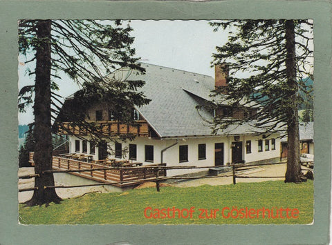 AK Wolfsberg, Reding 195. Gasthof zur Göslerhütte. Familie Steinweiß.
