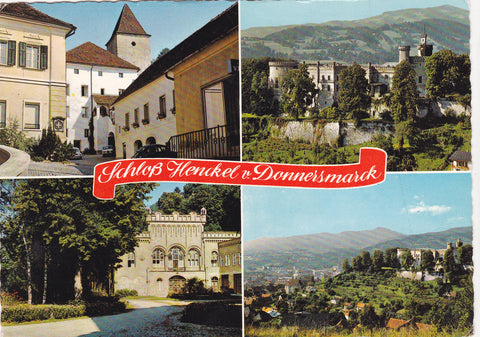 AK Wolfsberg. Schloß Henckel v. Donnersmark.