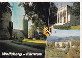 AK Wolfsberg. Schloß Henckel v. Donnersmark. Innenhof, Mausoleum.