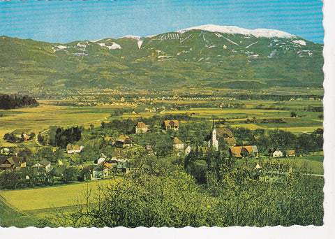 AK Siegelsdorf im Lavanttal. Mit Blick auf die Koralpe.