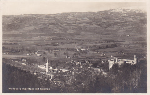 AK Wolfsberg mit Saualpe.