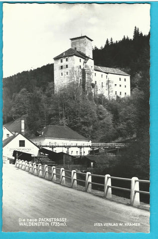 AK Die neue Packstrasse. Waldenstein.