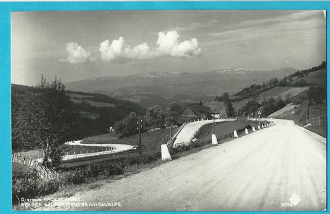 AK Die neue Packstrasse. Kehren bei Preitenegg mit Saualpe.