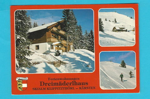 AK Skialm Klippitzthörl. Dreimäderlhaus. Ferienwohnungen. Inh.: Franz u. Herta Rupacher.