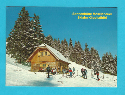AK Skialm Klippitzthörl. Sonnenhütte Moselebauer. Inh. Franz u. Anni Pirker. Kliening 30.