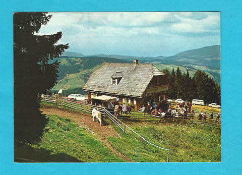 AK Reichenfels. Almgastwirtschaft Grünhütte. Bes. Franz Steinkellner.