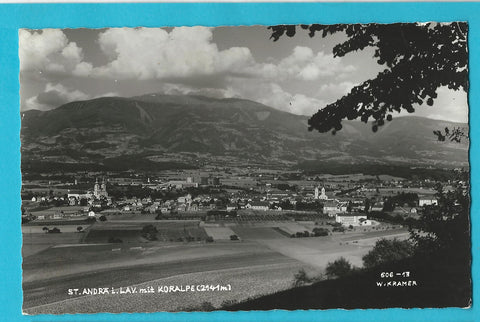 AK St. Andrä i. Lav. mit Koralpe.