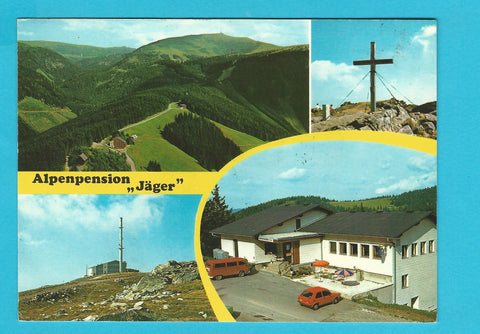 AK St. Stefan im Lavanttal. Alpenpension Jäger. Pächter E. u. D. Prag. Hartelsberg 51.
