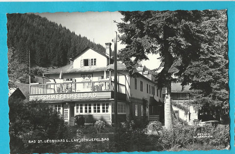 AK Bad St. Leonhard i. Lav. Schwefelbad.