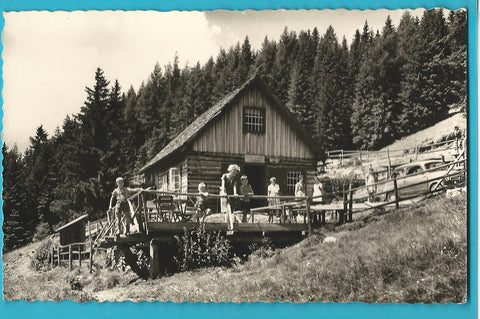 AK Preblau. Johann Rampitsch. Gastwirtschaft Schulterkogelhütte.