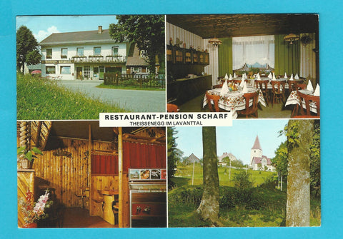 AK Restaurant Pension Scharf. Theißenegg im Lavanttal. Twimberg.