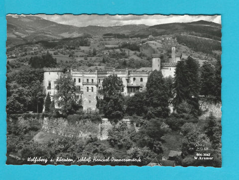 AK Wolfsberg. Schloß Henckel-Donenrsmarck.