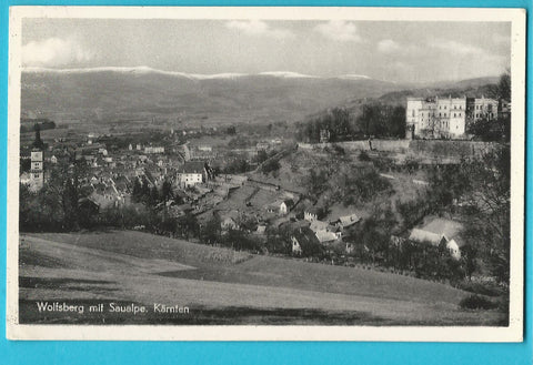 AK Wolfsberg mit Saualpe. (1950-51)