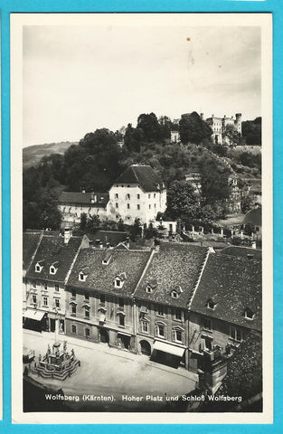 AK Wolfsberg. Hoher Platz und Schloß Wolfsberg. (1950-51)