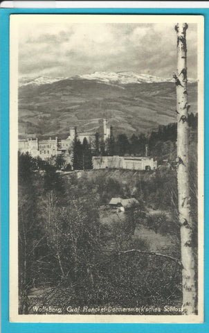 AK Wolfsberg. Graf Henckel-Donnersmarck'sches Schloss. (1948)