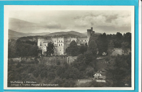 AK Wolfsberg. Schloss d. Grafen Henckel v. Donnersmark. (1929)
