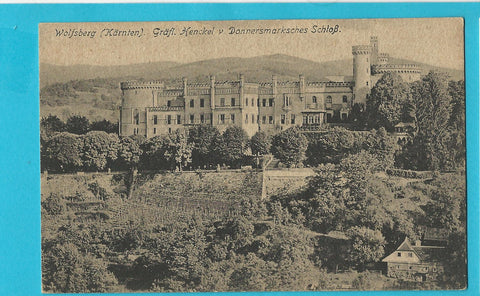 AK Wolfsberg. Gräfl. Henckel v. Donnersmarksches Schloß. (1918/19)