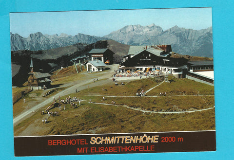 AK Zell am See. Berghotel Schmittenhöhe mit Elisabethkapelle.