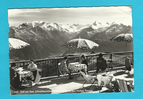 AK Zell am See, Schmittenhöhe. Blick zu den Hohen Tauern.